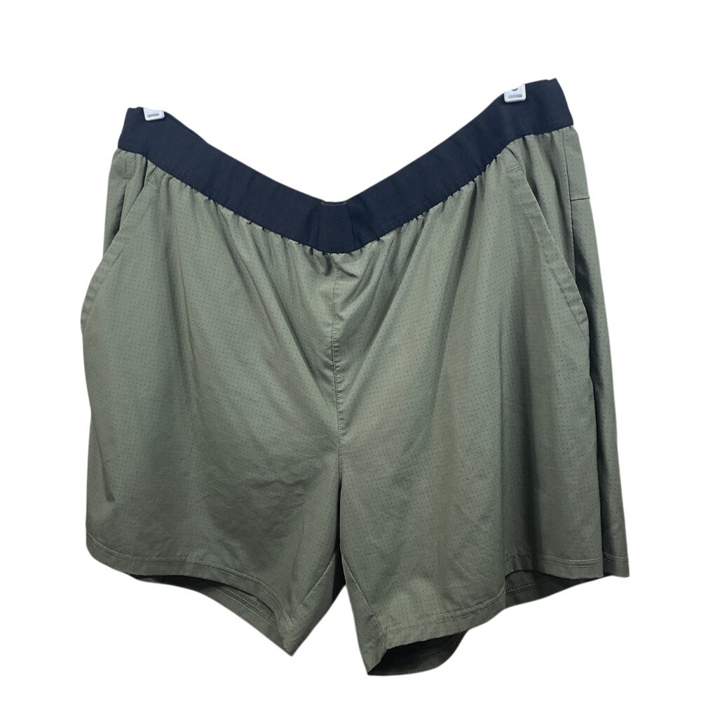 Xersion Everair XXL Olive Green Athletic Running Gym‎ Shorts